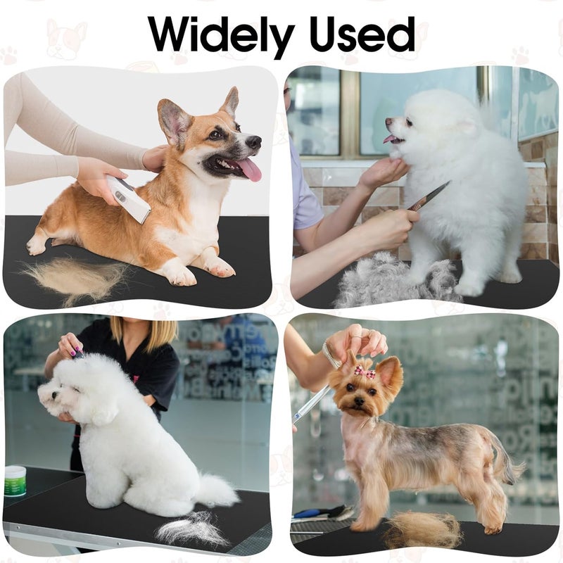 Wiojtry Dog Grooming Table Mat, (24x36inch) Dog Grooming Table Mat Pad Non-Slip, Pet Grooming Table Mat for Grooming Dogs at Home, Pet Groomers Table Mat, Easy-Clean Durability - Image 4
